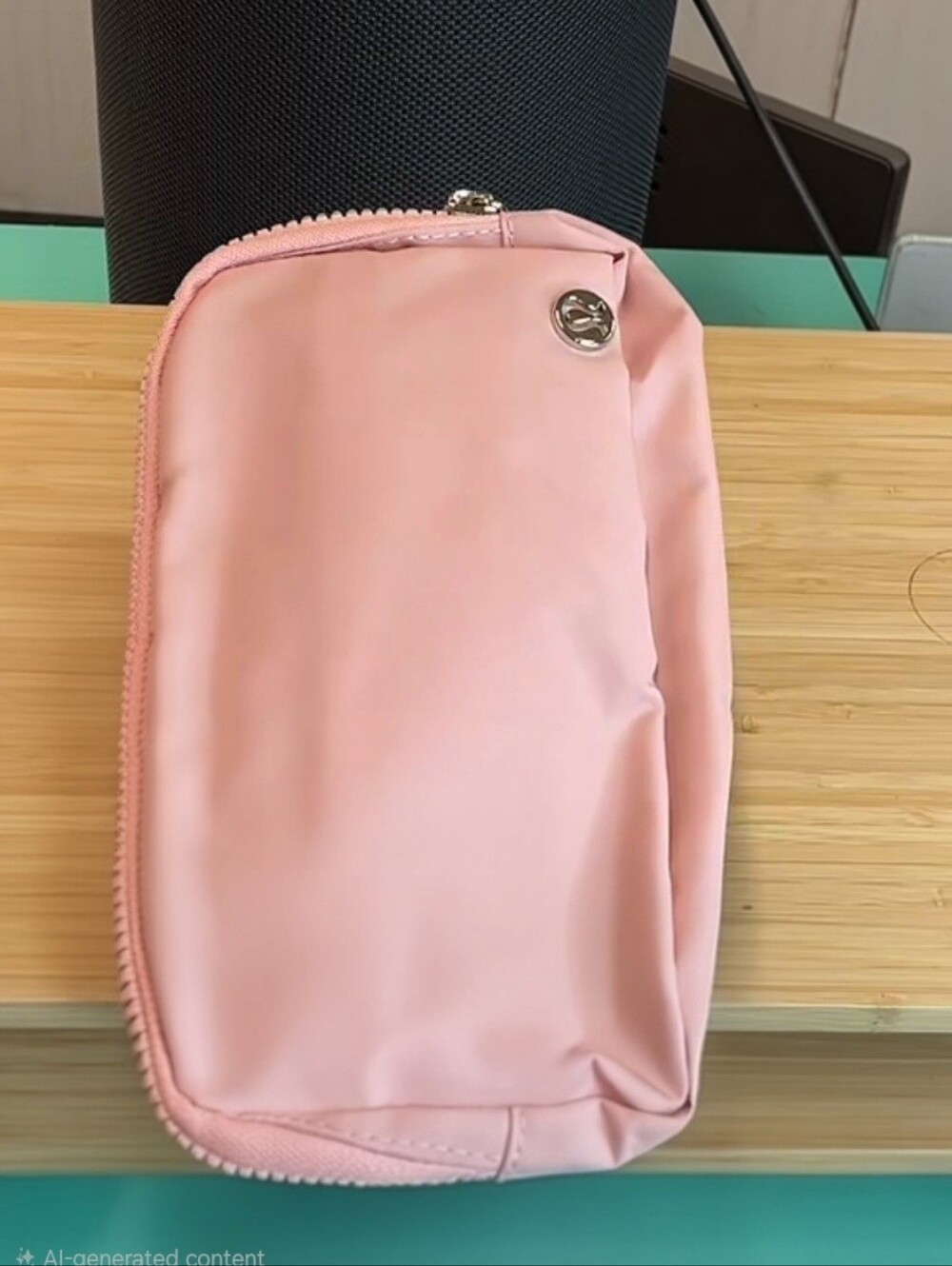 Lululemon Pink Women's Zip Pouch - wallet phone case w/ waist strap